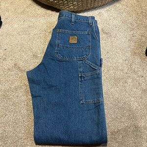 Made in USA Carhartt Washed Denim Logger